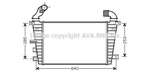 AVA QUALITY COOLING OL4416 Интеркулер