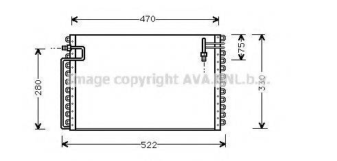 AVA QUALITY COOLING OL5210 Конденсатор, кондиционер