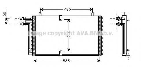 AVA QUALITY COOLING OL5211 Конденсатор, кондиционер