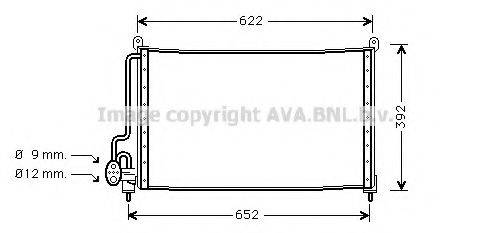 AVA QUALITY COOLING OL5229 Конденсатор, кондиционер