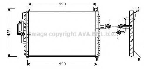 AVA QUALITY COOLING OL5238 Конденсатор, кондиционер