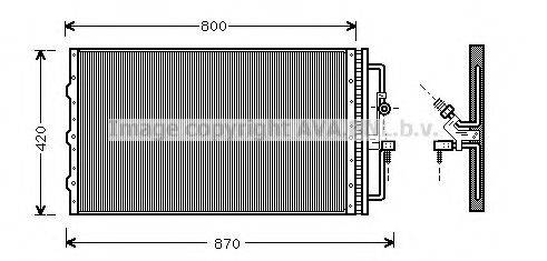 AVA QUALITY COOLING OL5267 Конденсатор, кондиционер