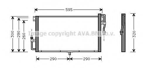 AVA QUALITY COOLING OL5268 Конденсатор, кондиционер