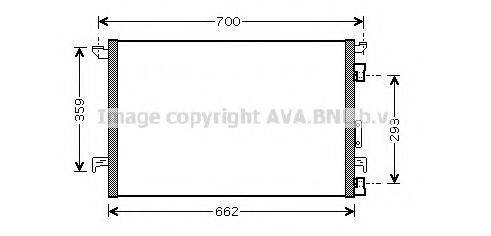 AVA QUALITY COOLING OL5333D Конденсатор, кондиционер