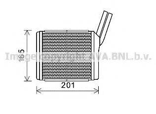 AVA QUALITY COOLING OL6551 Теплообменник, отопление салона