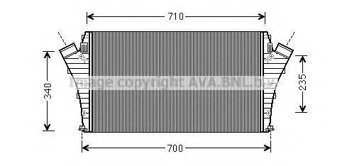 AVA QUALITY COOLING OLA4491 Интеркулер