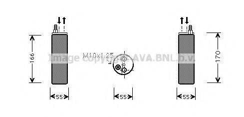 AVA QUALITY COOLING OLD371 Осушитель, кондиционер