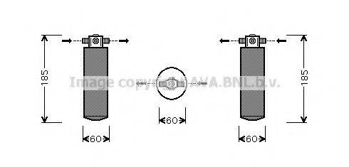 AVA QUALITY COOLING OLD393 Осушитель, кондиционер