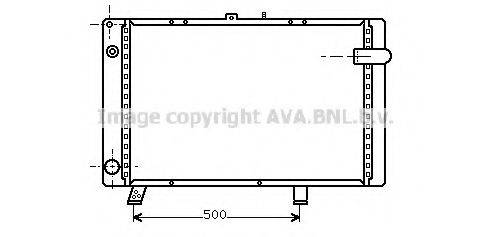 AVA QUALITY COOLING PE2044 Радиатор, охлаждение двигателя