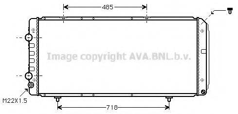 AVA QUALITY COOLING PE2151 Радиатор, охлаждение двигателя