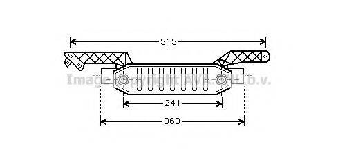 AVA QUALITY COOLING PE3282 масляный радиатор, двигательное масло