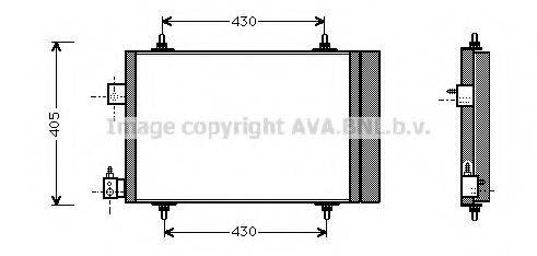 AVA QUALITY COOLING PE5193 Конденсатор, кондиционер