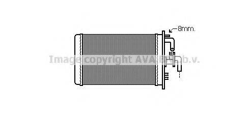 AVA QUALITY COOLING PE6101 Теплообменник, отопление салона