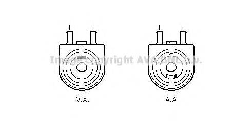 AVA QUALITY COOLING PEA3285 масляный радиатор, двигательное масло