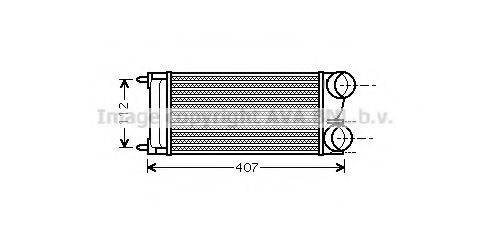 AVA QUALITY COOLING PEA4334 Интеркулер