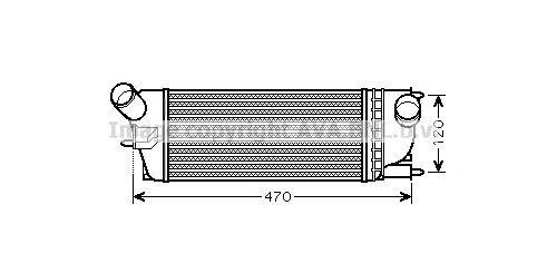 AVA QUALITY COOLING PEA4336 Интеркулер