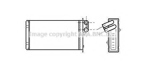 AVA QUALITY COOLING PEA6118 Теплообменник, отопление салона