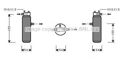 AVA QUALITY COOLING PED194 Осушитель, кондиционер