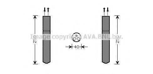 AVA QUALITY COOLING PED302 Осушитель, кондиционер