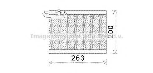 AVA QUALITY COOLING PEV351 Испаритель, кондиционер