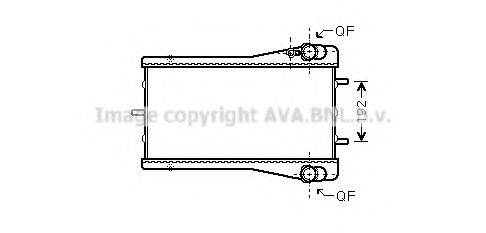 AVA QUALITY COOLING PR2044 Радиатор, охлаждение двигателя