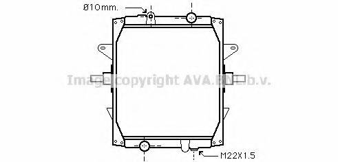 AVA QUALITY COOLING RE2050 Радиатор, охлаждение двигателя