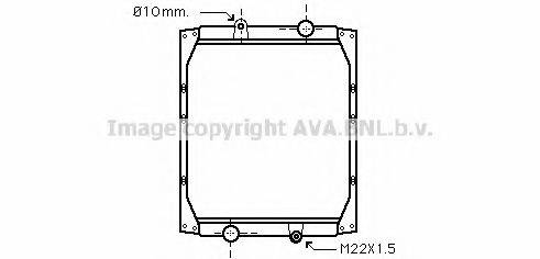 AVA QUALITY COOLING RE2051 Радиатор, охлаждение двигателя