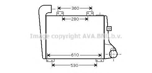 AVA QUALITY COOLING RE4064 Интеркулер