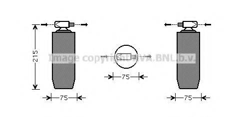 AVA QUALITY COOLING RED056 Осушитель, кондиционер