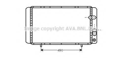 AVA QUALITY COOLING RT2084 Радиатор, охлаждение двигателя