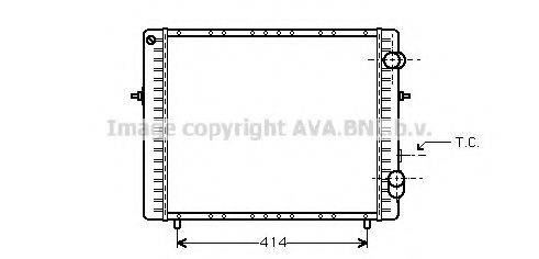 AVA QUALITY COOLING RT2128 Радиатор, охлаждение двигателя