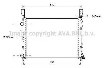 AVA QUALITY COOLING RT2469 Радиатор, охлаждение двигателя