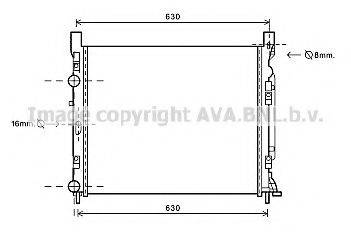 AVA QUALITY COOLING RT2470 Радиатор, охлаждение двигателя