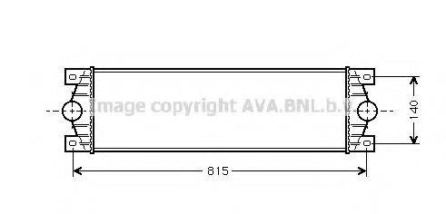 AVA QUALITY COOLING RT4089 Интеркулер