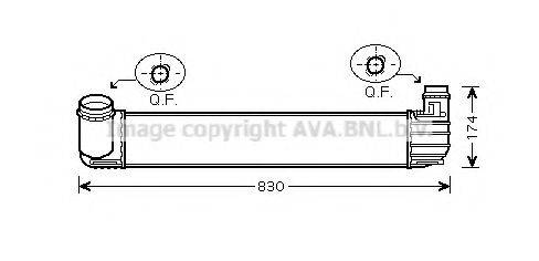 AVA QUALITY COOLING RT4411 Интеркулер