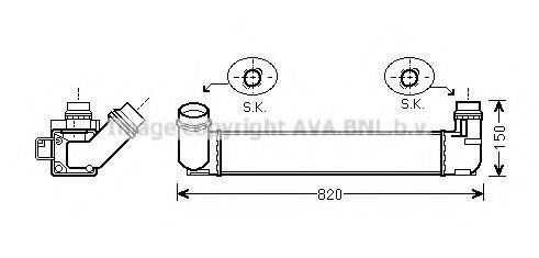 AVA QUALITY COOLING RT4564 Интеркулер