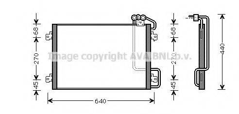 AVA QUALITY COOLING RT5273 Конденсатор, кондиционер