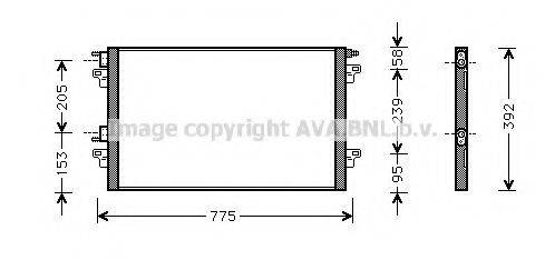 AVA QUALITY COOLING RT5280 Конденсатор, кондиционер