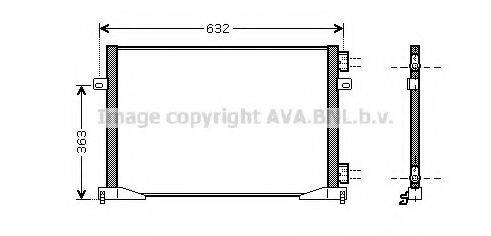 AVA QUALITY COOLING RT5339 Конденсатор, кондиционер