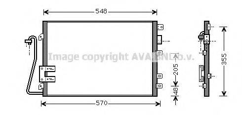 AVA QUALITY COOLING RT5340 Конденсатор, кондиционер