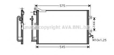 AVA QUALITY COOLING RT5417D Конденсатор, кондиционер