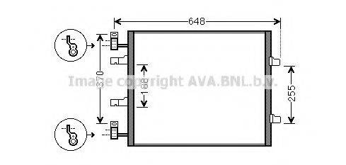 AVA QUALITY COOLING RT5459 Конденсатор, кондиционер