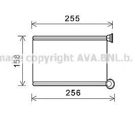 AVA QUALITY COOLING RT6551 Теплообменник, отопление салона