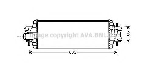 AVA QUALITY COOLING RTA4358 Интеркулер