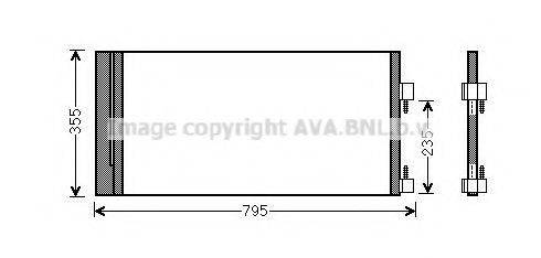 AVA QUALITY COOLING RTA5430D Конденсатор, кондиционер