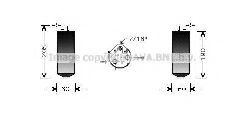 AVA QUALITY COOLING RTD036 Осушитель, кондиционер