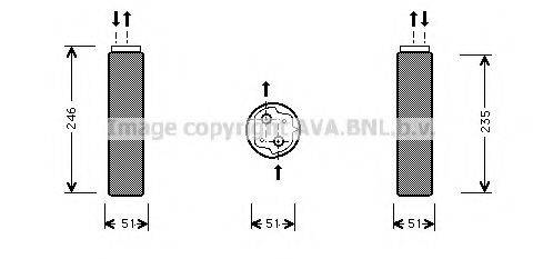 AVA QUALITY COOLING RTD094 Осушитель, кондиционер