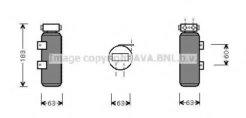 AVA QUALITY COOLING RTD287 Осушитель, кондиционер