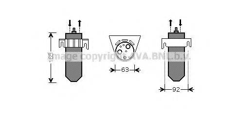 AVA QUALITY COOLING RTD378 Осушитель, кондиционер