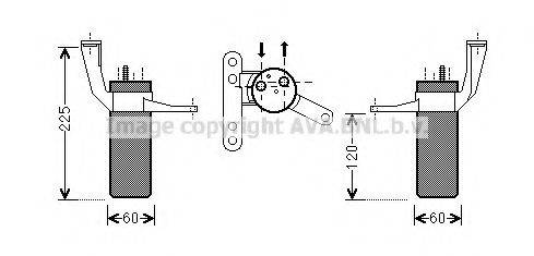 AVA QUALITY COOLING RTD442 Осушитель, кондиционер